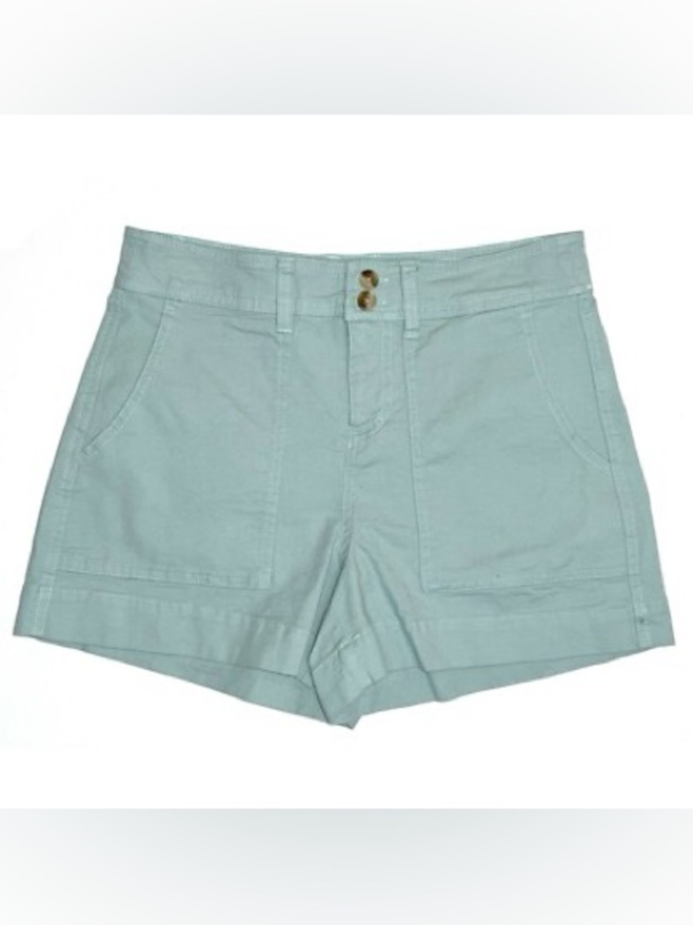 a new day Light Aqua High-Waist Utility Shorts